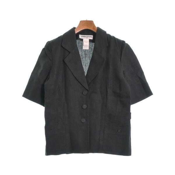 SONIA RYKIEL ノーカラージャケット レディース ソニアリキエル 中古  