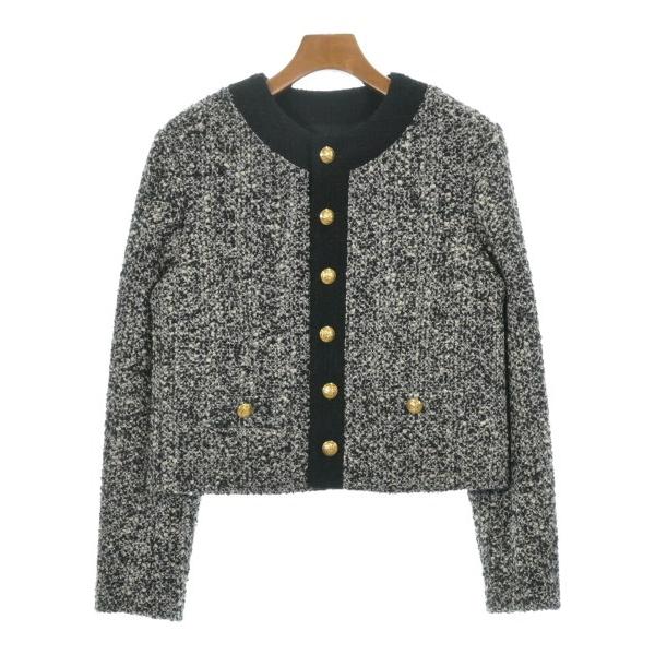 【未使用】CELINE ヴィンテージ ノーカラージャケット シャイニーゴールド CELINE（セリーヌ） ノーカラージャケット レディース 中古 古着