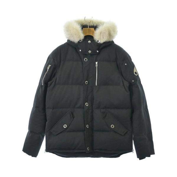 MOOSE KNUCKLES ダウンジャケット/ダウンベスト XL 黒 【古着】【中古】【送料無料】 MOOSE KNUCKLES（ムースナックルズ） ダウンジャケット/ダウンベスト