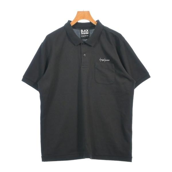 BLACK Scandal Yohji Yamamoto scandal yohji yamamoto ポロシャツ  
