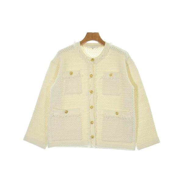 CADUNE ノーカラージャケット レディース カデュネ 中古 古着 : RAGTAG