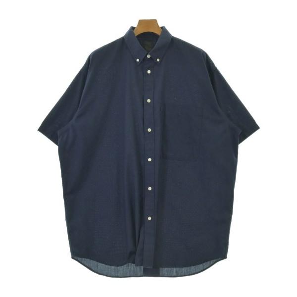 DAIWA PIER39 ダイワピア３９ カジュアルシャツ L 紺 【古着】【中古】 DAIWA PIER39（ダイワ ピア39） カジュアルシャツ メンズ 中古 古着