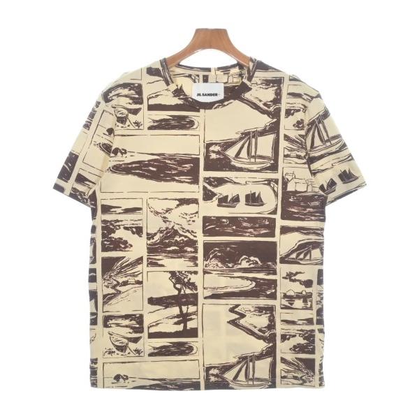 JIL SANDER + ジルサンダープラス Tシャツ・カットソー S ベージュ 【古着】【中古】【送料無料】 JIL SANDER + ジルサンダープラス Tシャツ・カットソー S ベージュ