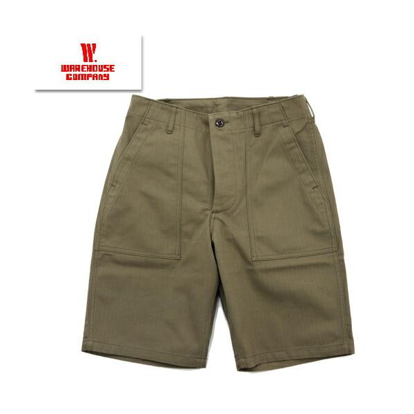 WAREHOUSE Lot.1218 ヘリンボーンミリタリーショーツ WAREHOUSE（ウエアハウス） ショートパンツ Lot 1218 SHORTS