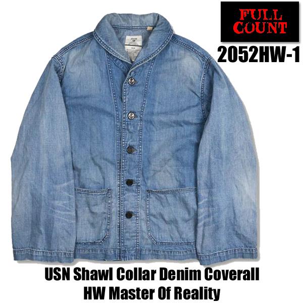FULLCOUNT（フルカウント） カバーオール 2052HW-1 USN Shawl Collar