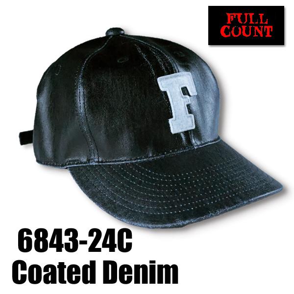 FULLCOUNT フルカウント F キャップ 6843-24C 6Panel 帽子 PU 