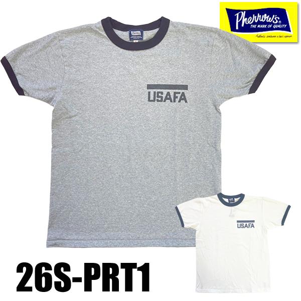 Pherrow's（フェローズ） リンガー Tシャツ 26S-PRT1 半袖 プリント