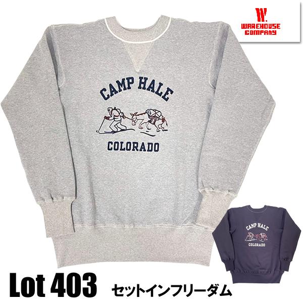 WAREHOUSE（ウエアハウス） スウェット Lot 403 ARMY MOUNTAIN