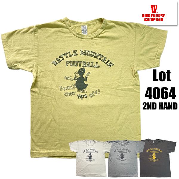WAREHOUSE（ウエアハウス） WAREHOUSE Tシャツ Lot 4064 BATTLE