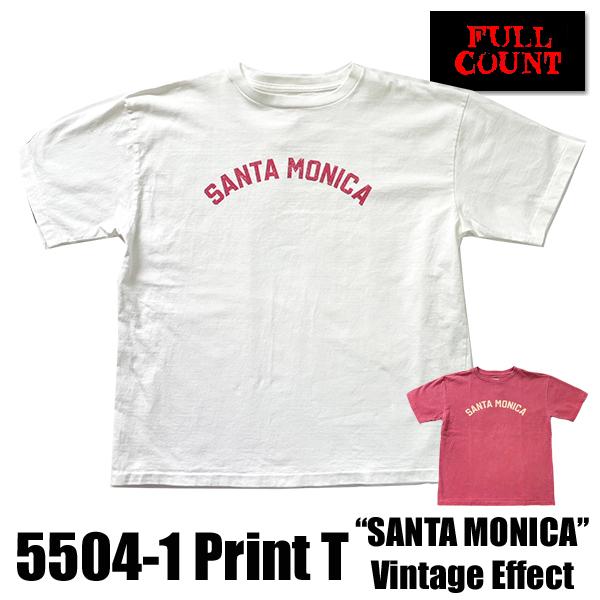 FULLCOUNT（フルカウント） FULL COUNT Tシャツ 5504-1 Print T SANTA