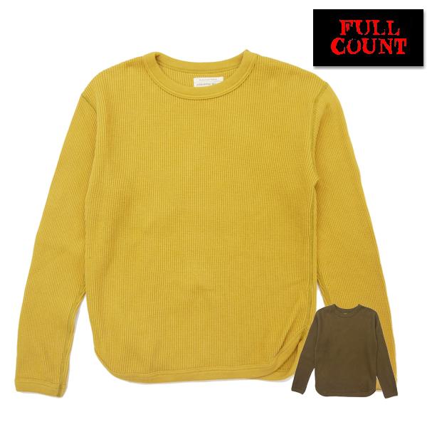 【美品】FULLCOUNT フルカウント　サーマル　４２　ロンT　ワッフル FULLCOUNT」 HEAVY WEIGHT WAFFLE LONG SLEEVE Tee フルカウント
