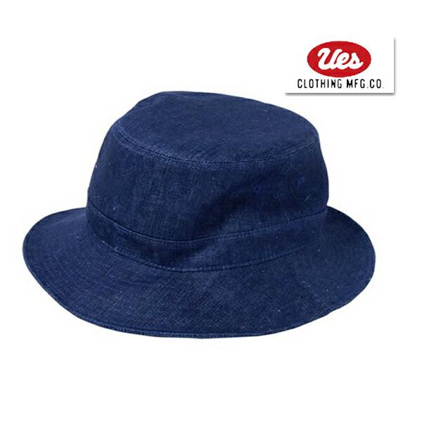 UES（ウエス） リネン バケットハット 82BH 帽子 リネン デニム