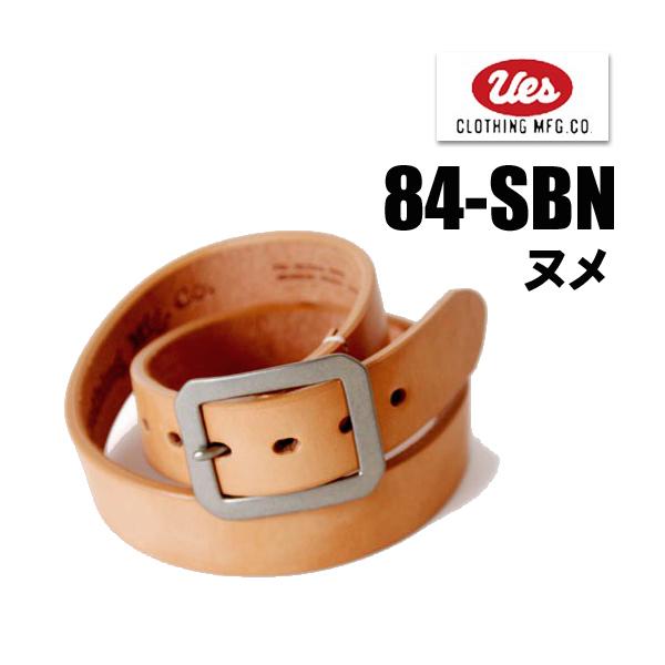 UES ウエス ベルト 84-SB スクエアバックル UES レザーベルト プレゼント 男性 メンズ