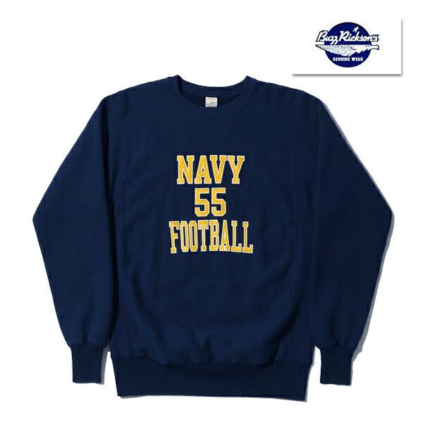 BUZZ RICKSON'S バズリクソンズ スウェット BR69140 NAVY リバース