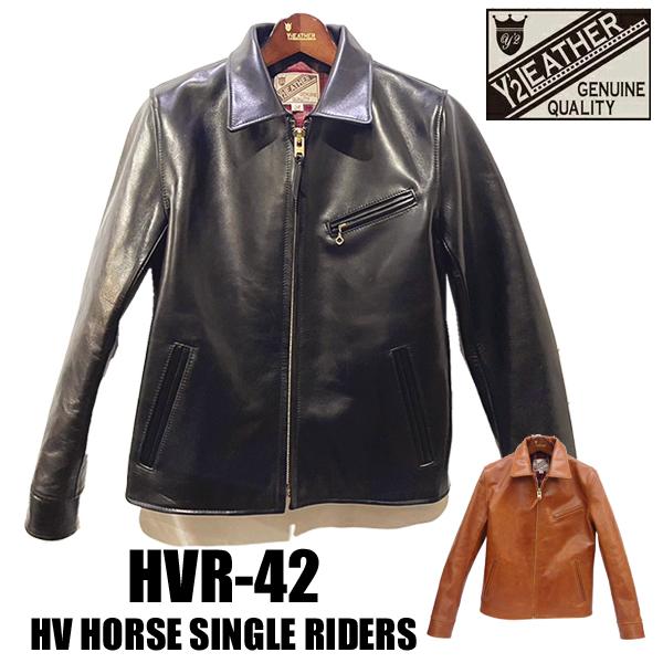 Y'2 LEATHER ワイツーレザー HVR-42 HV HORSE SINGLE RIDERS シングル