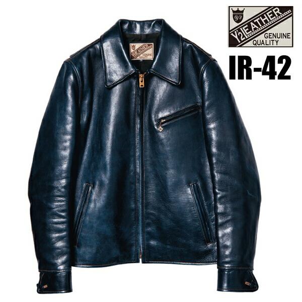 Y'2 LEATHER ワイツーレザー シングル ライダース IR-42