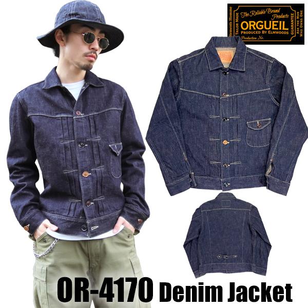 【新品】ORGUEIL オルゲイユ デニムジャケット サイズ44 ORGUEIL（オルゲイユ） デニム ジャケット OR-4170 Denim Jacket