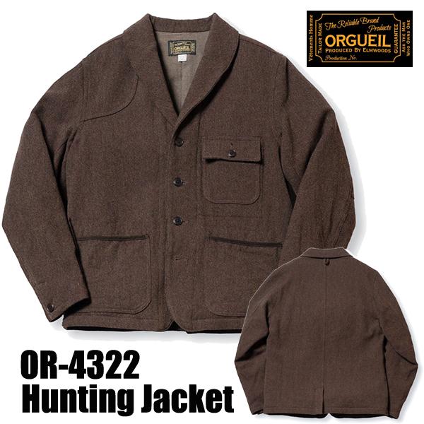 美品 ORGUEIL /オルゲイユ/ハンティングジャケット ウールコート　38 オンライン セールファッション - 美品 ORGUEIL /オルゲイユ