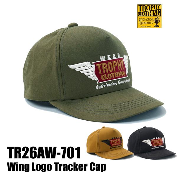トロフィークロージング TROPHY CLOTHING キャップ TR26AW-701 トラッカーキャップ 帽子 アメカジ バイカー メンズ 2026年 新作