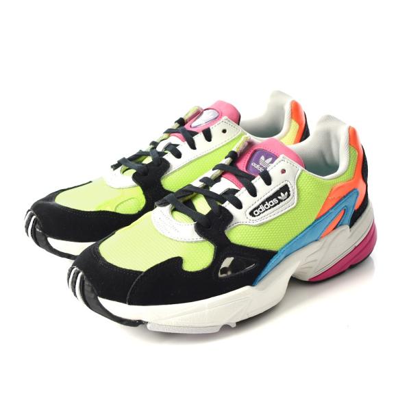 アディダス オリジナルス Adidas Originals スニーカー ファルコン レディース イエロー ブラック 黄 Falcon W ブランド トレフォイル ローカット Cg6210 Adidas 1 レイダース 通販 Yahoo ショッピング