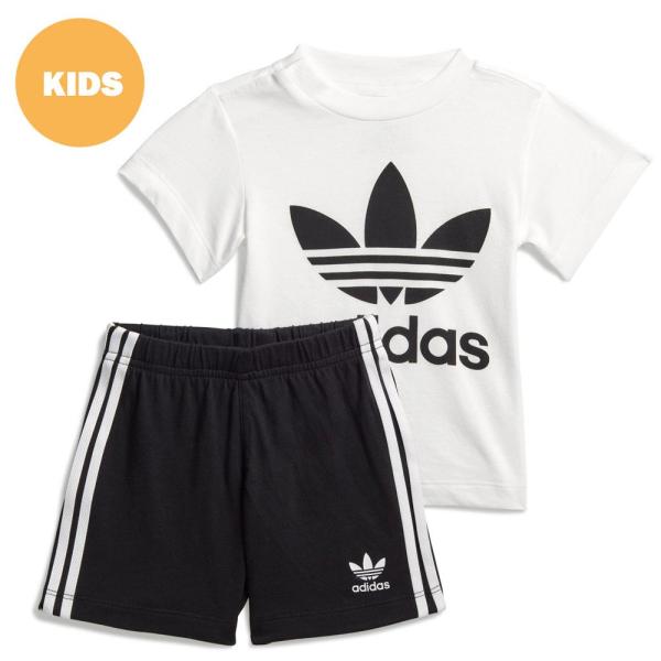 アディダス オリジナルス Adidas Originals キッズ ベビー セットアップ 上下セット 半袖 半ズボン ジャージ ブランド 子供用 ブラック 80cm 90cm 100cm Fi18 Adidas 0331 5 レイダース 通販 Yahoo ショッピング