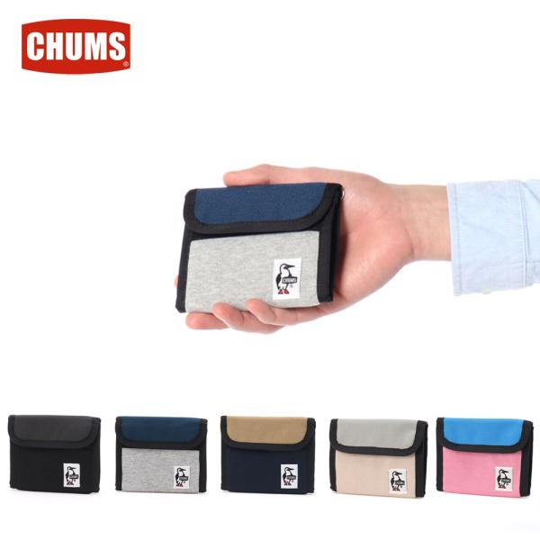 チャムス CHUMS 財布 トリフォルド ウォレット スウェット ナイロン Trifold Wallet Sweat Nylon CH60-3612 メンズ レディース 二つ折り 三つ折り 小銭入れ ミニ