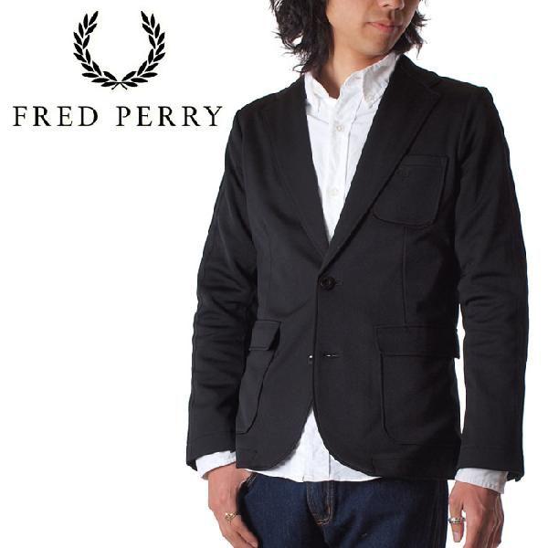 フレッドペリー FRED PERRY テーラードジャケット F2152 BLACK-07