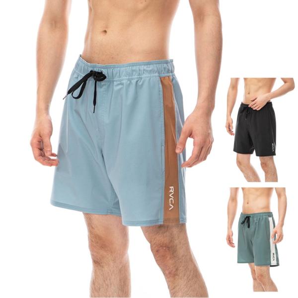 ルーカ ルカ RVCA ボードショーツ サーフトランクス PERRY MIX BS BE041527 メンズ M L サーフィン プール 海水浴 水着 ポケット付き リサイクル素材