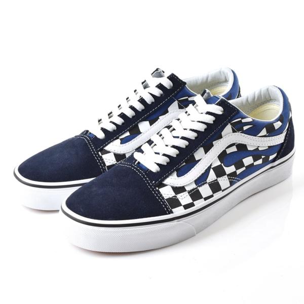vans checker flame old skool shoes