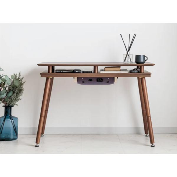 収納上手な暮らしを叶えるシェルフ付き2WAYこたつ 「整理整頓」・「くつろぎ」・「省エネ」の全てを両立させたシェルフ付き2WAYこたつ「スペース」■テーブルがサッと片付く収納付き。出し入れがラクなオープンシェルフ。■メインのリビングテーブル...