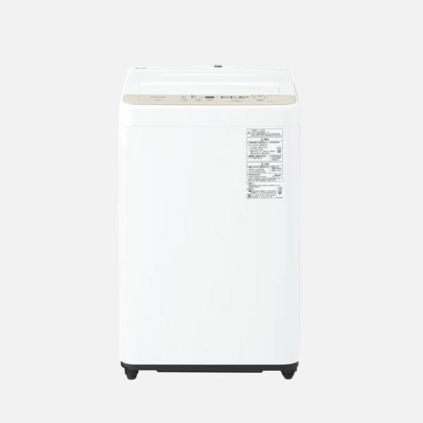 即納 パナソニック タテ型 全自動洗濯機 NA-F6B5-C ライトベージュ 洗濯・脱水6kg