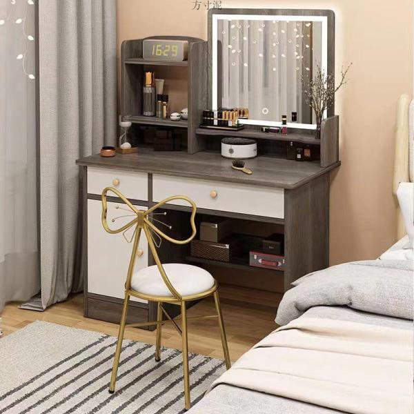 椅子とテーブルセットをご購入の場合は2つの小包を別々に発送しますのでご注意ください。商品情報ドレッサー 白 ナチュラル化粧台 鏡台 ライト付きドレッサーテーブルおしゃれ引き出し付き80cm アクセサリー収納母の日★皆様へよりお安くお値段ご提...