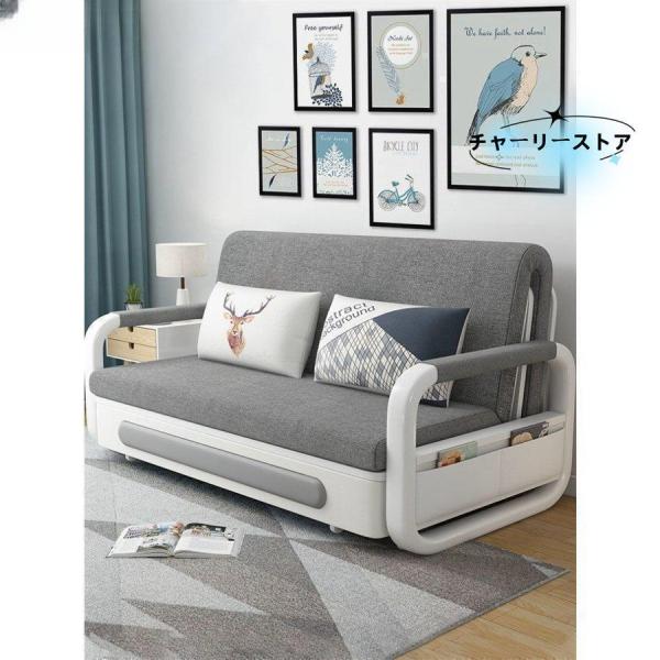 商品説明特徴：北欧風、簡約でエレガントファッション、快適なベッドとソファーを自由楽に変換できる楽々な生活スタイルを作れる、通気吸湿、座り心地が良い、環境と健康を保護厳選素材を採用、高級質量品、耐荷重が良い、簡単に折り畳み、便利実用メーカー：...