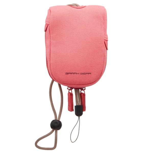 エレコム デジタルカメラケース ネックストラップ付 ダブルファスナー ピンク DGB-057PN