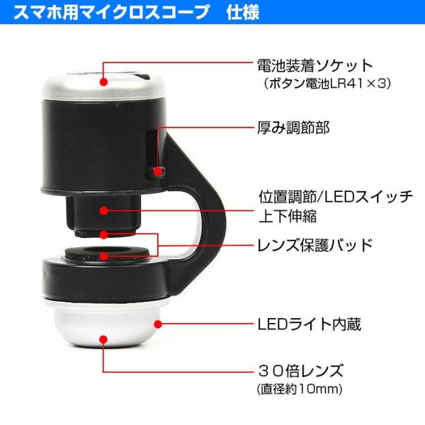 はさむだけ スマホ用 マイクロスコープ 30倍 Led搭載 顕微鏡 拡大 スマートフォン 自由研究 検査 定形外郵便で送料無料 Rim W5606 Buyee Buyee 提供一站式最全面最專業現地yahoo Japan拍賣代bid代拍代購服務 Bot Online