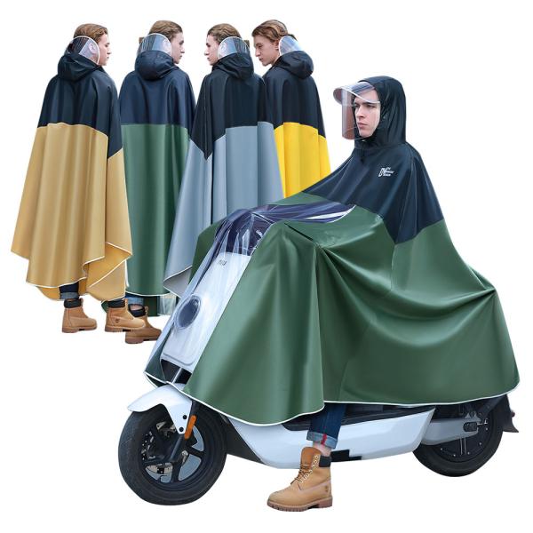 レインコート レインウェア レイン ポンチョ 3XL 自転車 原付