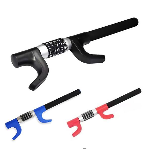 ダイヤル式 ハンドルロック ステアリングロック 盗難防止 自動車用