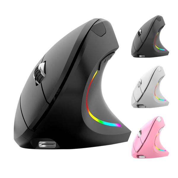 ワイヤレスマウス 縦型マウス USB レシーバー 無線マウス USB充電式