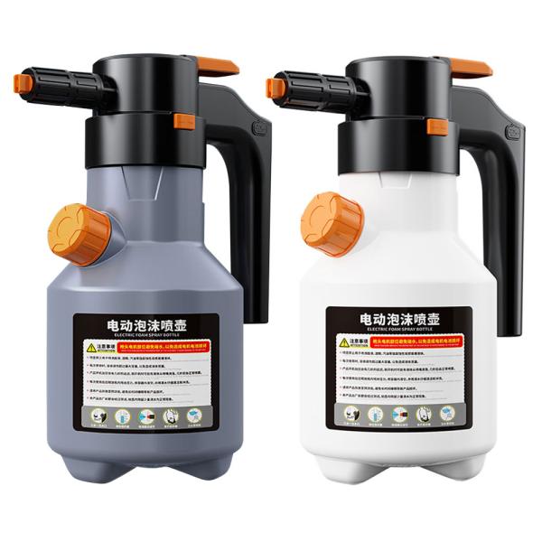 容量2L 電動 フォームガン 充電式 洗車 泡 スプレー 自動泡噴霧器