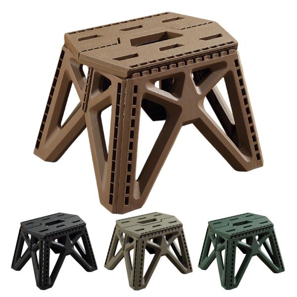 折り畳みスツール 耐荷重200kg 椅子 踏み台 コンパクト 折りたたみ