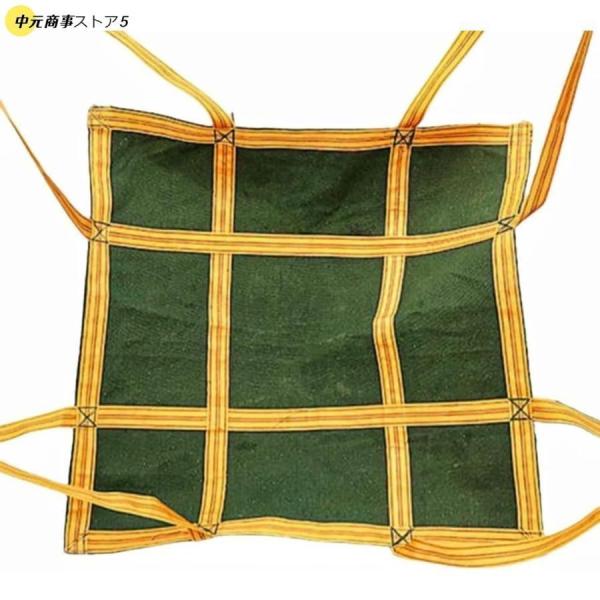 シートモッコ 耐荷重2t 強靭 頑丈 布モッコ 吊り 使用荷重2t 荷揚げモッコ イージーモッコ 軽量強力シートモッコ モッコタスキ