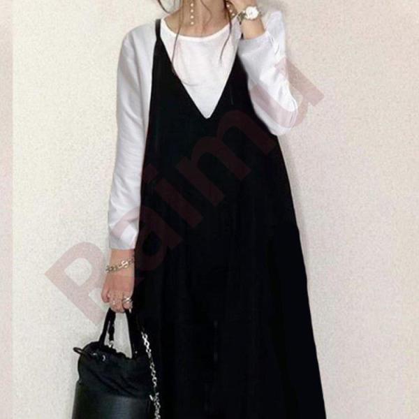 ワンピース レディース 大きいサイズ ゆったり 黒ワンピース Aライン 春秋 ロングワンピース 妊婦服 体型カバー 通勤 オシャレ カジュアル sA95kgvLlS, ファッション - centralcampo.com.br ワンピース レディース 大きいサイズ ゆったり 黒ワンピース Aライン 春秋 ロングワンピース 妊婦服 体型カバー 通勤 オシャレ カジュアル sA95kgvLlS, ファッション - centralcampo.com.br