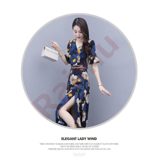 人気no 1 ワンピース レディース 40代 キレイめ マキシワンピース 半袖ワンピース花柄 春夏 ロングスカート