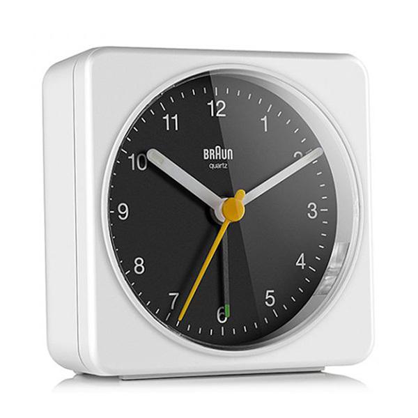 Braun Alarm Clock 並行輸入品 目覚まし時計 クロック 白 置き時計 トラベル アラーム 02b 時計 旅行 ホワイト ブラウン