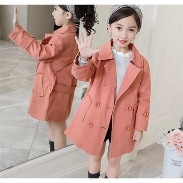 トレンチコート キッズコート 女の子 子供 ジャケット アウター スプリングコート 無地 ロングジャケット ロングコート 春 秋冬 子供服 Alohamahalo Www Arilab Com Tr Index Php