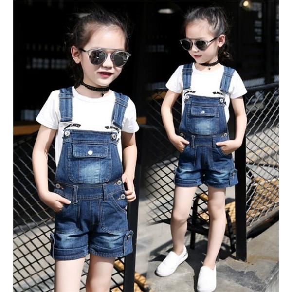 サロペット 子ども デニム 夏 半パン ジーンズ 男の子 女の子 オーバーオール オールインワン ジュニア 子供服 キッズ ベビー Buyee Buyee Jasa Perwakilan Pembelian Barang Online Di Jepang