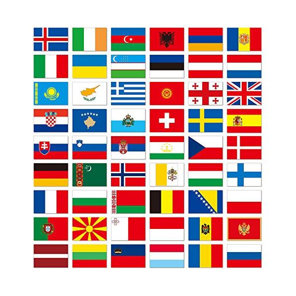 ムーングラフィックス ポストカード 国旗 ヨーロッパ SET17 : s