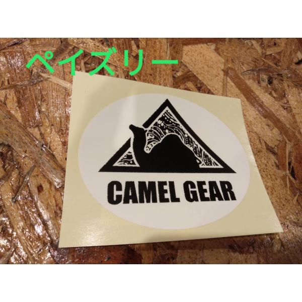RainbowCamp　オリジナルギア　【CAMEL GEAR】 ステッカーです。『ロゴについて』ラクダは昔から、重たい荷物を運んだり、「砂漠の運び屋さん」として重宝されてきました。キャンプ用品をRainbowCampにたくさん運んでくださ...