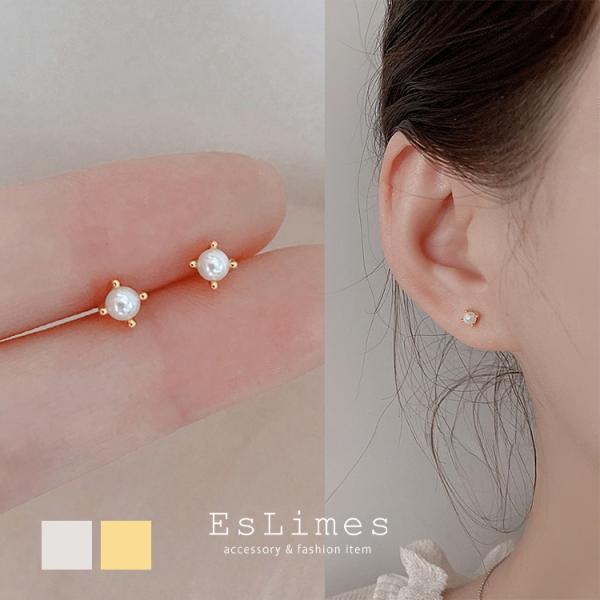 ピアス レディース パール 小さめ 可愛い シルバー ゴールド 18kgp カジュアル おしゃれ 女性 オフィス ホワイトデーお返し ポイント利用