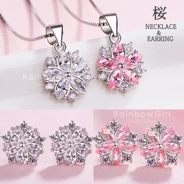 RainbowGirl(アクセサリー) ネックレス レディース さくら 桜 RainbowGirl(アクセサリー) ネックレス レディース さくら 桜